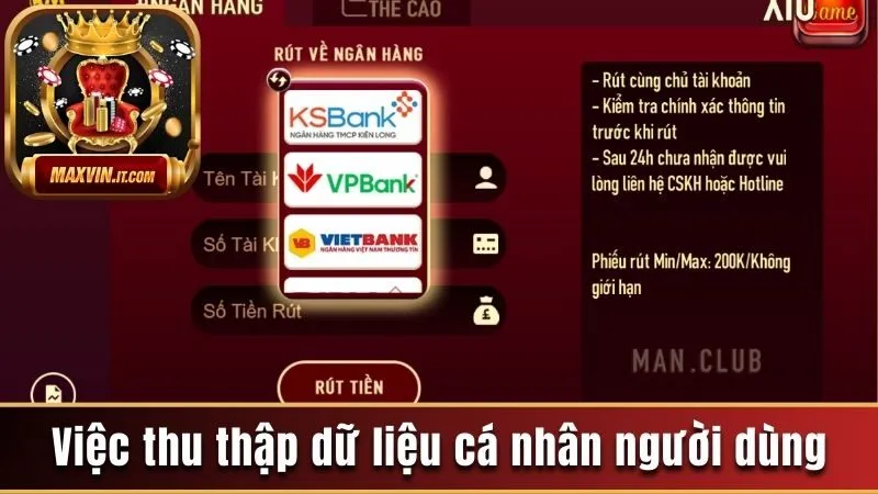 Chính sách bảo mật về việc thu thập dữ liệu cá nhân người dùng